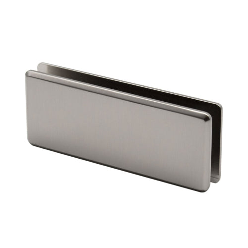 FHC Beveled 180 Degree Glass to Glass Clamp - Brushed Nickel - Item # CBU180BN