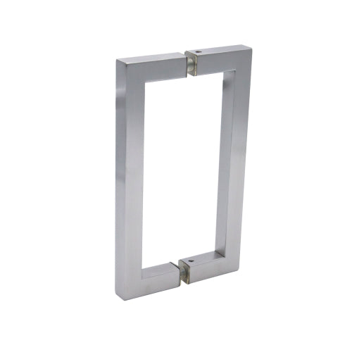 FHC 8" Center-to-Center Square Pull - Brushed Nickel - Item # PHSQ8X8BN
