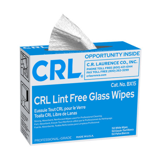 CRL 150 Lint-Free Glass Wipes - Item # BX15