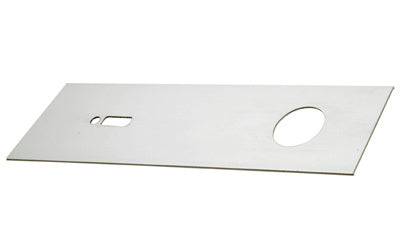 CRL Brushed Stainless Cover Plate for 4-1/2" Header Used with Overhead Concealed Door Closers - Item # CRL8010CPBS