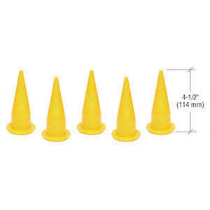 CRL Yellow Plastic Cone Nozzles - Item # WGCN