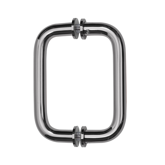 CRL Polished Chrome 6" BM Series Tubular Back-to-Back Pull Handle - Item # BM6X6CH