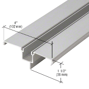 Crl-US Aluminum Stacking Head Insert - Clear Anodized Finish -24'2" - Item # CS41911