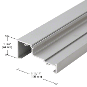 Crl-US Aluminum Horizontal - Clear Anodized Finish - 24'2" - Item # JS41311
