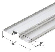 Crl-US Aluminum Shallow Pocket Insert - Clear Anodized Finish - 24'2" - Item # RS20011