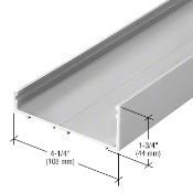 Crl-US Aluminum Sill Channel - Clear Anodized Finish - 24'2" - Item # CS41311