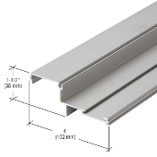 Crl-US Aluminum Sill Insert - Clear Anodized Finish - 24'2'  - Item # CS41411
