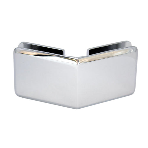 FHC Beveled 135 Degree Glass-to-Glass Clamp - Polished Chrome - Item # CBU135CH