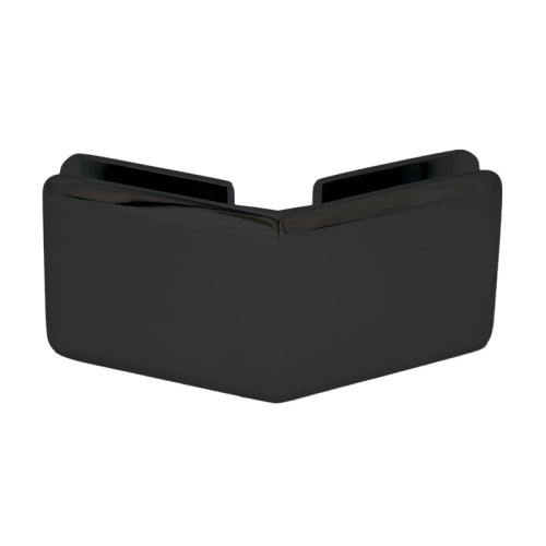 FHC Beveled 135 Degree Glass-to-Glass Clamp - Matte Black - Item # CBU135MB