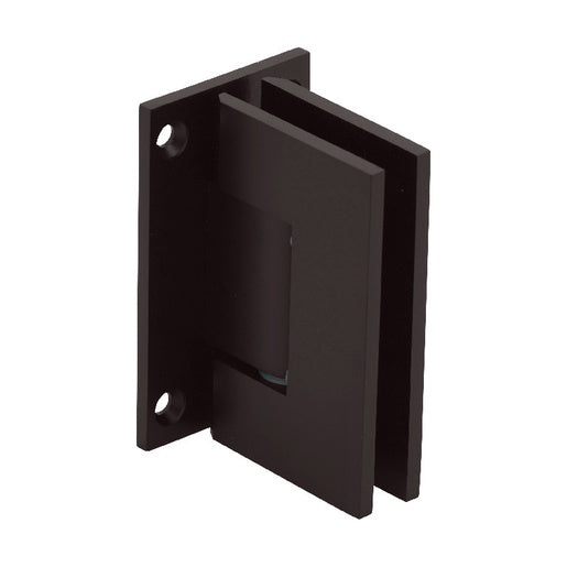 CRL Oil Rubbed Bronze Geneva 037 Series Wall Mount Full Back Plate Standard Hinge - Item # GEN0370RB