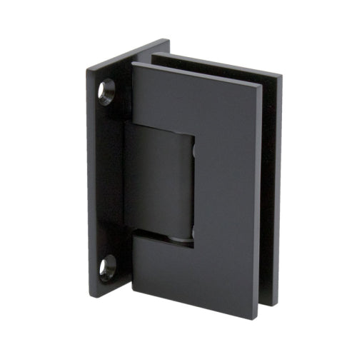 FHC Glendale Series Wall Mount Hinge - Full Back Plate - Matte Black - Item # GLENF1MB