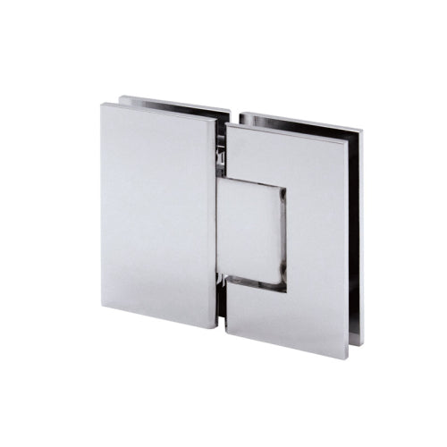 FHC Jr Glendale 180 Degree Glass-to-Glass Hinge for 1/4" Glass - Polished Chrome - Item # JRGLEN180CH