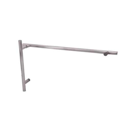 FHC 8" x 24" Ladder Pull/Towel Bar Combo - Brushed Nickel - Item # LHTB8X24BN