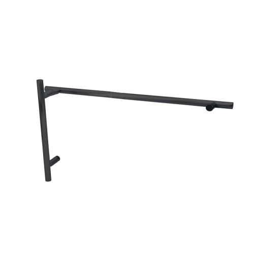 FHC 8" x 24" Ladder Pull/Towel Bar Combo - Matte Black - Item # LHTB8X24MB
