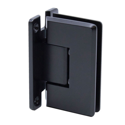 FHC Preston Adjustable Wall Mount Hinge Adjustable Full Back Plate - Matte Black - Item # PRESA4MB
