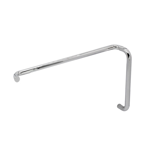FHC 8" x 22" Tubular Pull/Towel Bar Combo No Washers for 1/4" to 1/2" Glass - Polished Chrome - Item # TBRN8X22CH